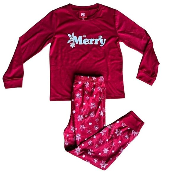 Family Pjs. Matching Women's Merry Snowflake Mix It Family Pajama Set, Size S - Picture 3 of 6